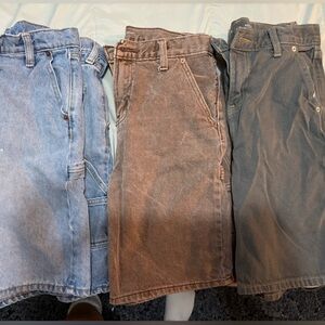 Youth Boys Denim Cargo 3 pair